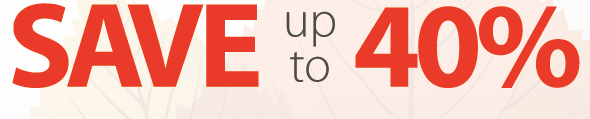 SAVE up to 50% at the Annie's Fall Clearance SALE!