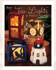 Tea Lights in Plastic Canvas